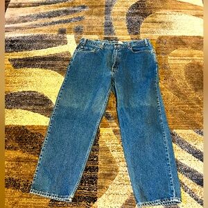Men’s Levi Strauss; denim; relaxed fit